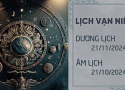 Lịch âm ngày 21/11/2024. Xem ngày âm lịch 21/11/2024 là ngày tốt hay xấu