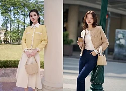 Áo tweed và các bản phối sành điệu giúp nàng trẻ trung hết cỡ