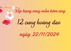 Xếp hạng may mắn ngày mới của 12 cung hoàng đạo 22/11/2024: 4 cung có vận may tốt nhất