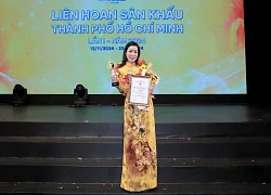 Trịnh Kim Chi nói lý do miệt mài thi Liên hoan Sân khấu dù đã là NSND