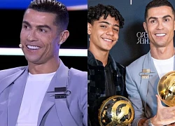 Ronaldo giành 2 "Quả bóng vàng" liền chê giải Pháp, con trai cả giật spotlight