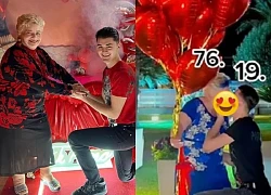 Hotboy 19 bất ngờ cầu hôn cụ bà 76 tuổi bằng nhẫn kim cương, CĐM tranh luận