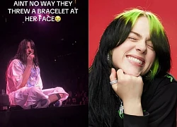 Billie Eilish bị fan ném thẳng đồ vào mặt, làm 1 hành động khiến CĐM dậy sóng