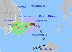 Bão số 10 suy yếu kết hợp không khí lạnh, mưa lớn từ Đà Nẵng vào phía nam