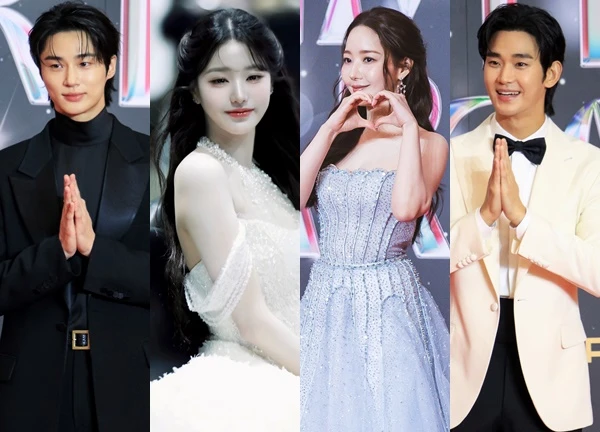 Siêu thảm đỏ AAA 2024: Park Min Young - Jang Won Young so kè visual cực gắt, Kim Soo Hyun - Byeon Woo Seok bất phân thắng bại