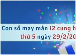 Tử vi vui 12 cung hoàng đạo thứ 5 ngày 29/2: Cự Giải muốn giúp thì 'khóc lên', Bọ Cạp nên học cách làm việc nhóm