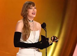 Đồng hồ trên cổ Taylor Swift sáng nhất Grammy