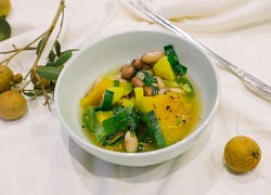 Loại quả được người Nhật coi là 'món ăn trường thọ', đem nấu với đậu phộng được món canh thanh ngọt tốt cho trí não