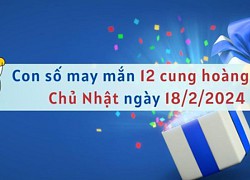 Con số may mắn hôm nay 12 cung hoàng đạo ngày 18/2/2024