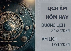 Lịch âm dương hôm nay 21/2/2024 &#8211; Âm lịch 21/2 chính xác nhất &#8211; Lịch vạn niên 21/2/2024