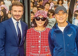 Lương Triều Vỹ bị vợ ép chụp ảnh với David Beckham