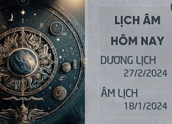 Lịch âm dương hôm nay 27/2/2024 - Âm lịch 27/2 chính xác nhất - Lịch vạn niên 27/2/2024