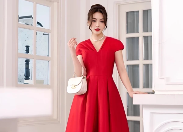 Nét đẹp thăng hoa cùng những thiết kế taffeta sang trọng