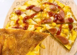 Mẹ đảm bật mí công thức làm pizza khoai tây cực đơn giản, không cần lò nướng vẫn trong mềm, ngoài giòn