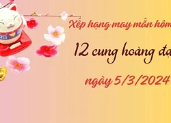 Xếp hạng may mắn của 12 cung hoàng đạo ngày 5/3/2024: 1 ngày kém may mắn của Kim Ngưu, Thiên Bình và Xử Nữ