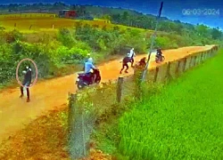 Camera ghi hình nhóm thanh niên nổ súng vào nhà dân ở Bình Thuận