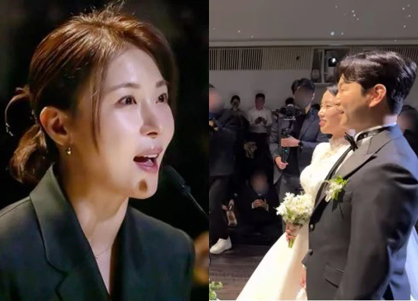 Ha Ji Won bất ngờ xin lỗi giữa lễ cưới của cặp diễn viên hài đình đám, nguyên nhân vì đâu?