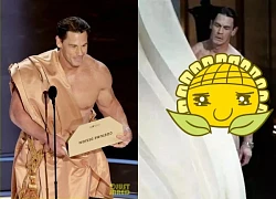 John Cena &#8220;không mảnh vải&#8221; tại Oscar 2024: Bắt chước khoảnh khắc kinh điển