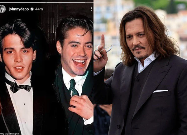 Johnny Depp bị "tẽn tò" khi chúc mừng Robert Downey Jr. thắng giải Oscar