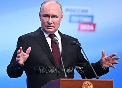 Nga công bố chiến thắng áp đảo của Tổng thống Vladimir Putin