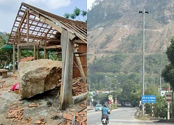 Nổ mìn, tảng đá rơi đè sập nhà dân ở Quảng Nam: Sống trong sợ hãi!