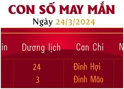 Con số may mắn theo 12 con giáp hôm nay 24/3/2024