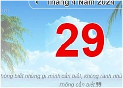 Lịch âm dương 29/4/2024 &#8211; Âm lịch hôm nay 29/4 chính xác nhất &#8211; Lịch vạn niên 29/4/2024