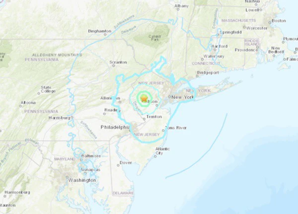 Mỹ: Động đất mạnh làm rung chuyển thành phố New York