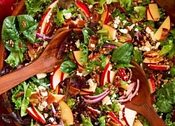 Hè đến làm salad táo giòn ngon, tươi mát chống ngán hiệu quả