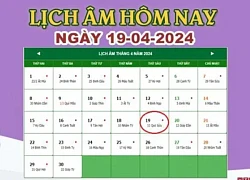 Lịch âm 19/4 - Âm lịch hôm nay 19/4 chính xác nhất - lịch vạn niên 19/4/2024