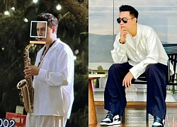 NSƯT Việt Anh trổ tài thổi kèn saxophone trong phim mới