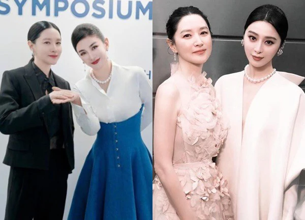 Sau màn đụng độ Phạm Băng Băng, Lee Young Ae tiếp tục chứng minh độ trẻ trung khi chung khung hình mỹ nhân Cbiz kém 9 tuổi