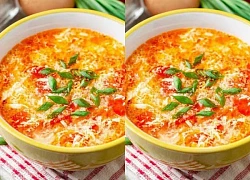 Chỉ cần 10.000 đồng, bạn sẽ có ngay bát canh trứng cà chua đậu phụ thơm béo, giàu dinh dưỡng