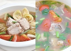 Sườn heo nấu canh chua ăn là dính, giúp mâm cơm hè thêm hấp dẫn