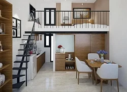 Mẫu thiết kế nhà nhỏ 16m2 thông minh, đầy đủ tiện ích