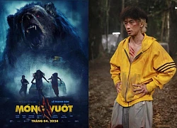 Tuấn Trần ẩn nấp, run rẩy sống sót trước quái thú khổng lồ trong poster 'Móng vuốt'