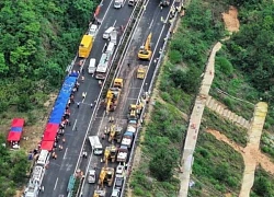 Vụ sập cao tốc tại Trung Quốc: Số nạn nhân thiệt mạng tăng lên 36 người