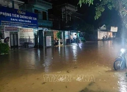 Yên Bái: Mưa lớn kéo dài gây ngập úng nhiều nơi ở xã Cát Thịnh