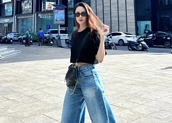 Phong cách diện quần jeans của Hồng Diễm ngày càng xuất sắc, phụ nữ trên 40 tuổi nên học hỏi