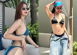 Diễn viên Huyền Lizzie 'đốt mắt' khán giả với loạt ảnh diện bikini bé xíu