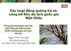 Loạt hoạt động quảng bá, công bố khu du lịch quốc gia Mộc Châu