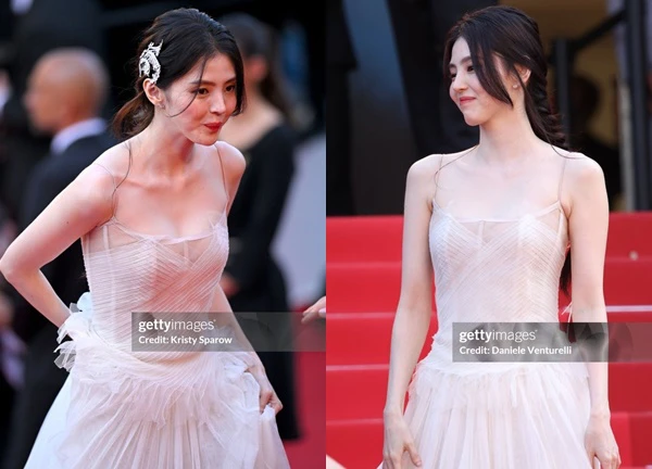 Cuối cùng Getty Images cũng đổ ảnh bắt trọn nhan sắc Han So Hee tại Cannes, nhưng sao thảm họa khó tin thế này?