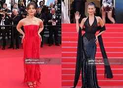 Thảm đỏ Cannes ngày 10: Bella Hadid khoe trọn body đồng hồ cát, mỹ nhân 13 Reasons Why nhận "cơn mưa" lời khen