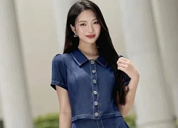 Chất liệu denim khơi gợi vẻ ngoài tự do và phóng khoáng cho người mặc