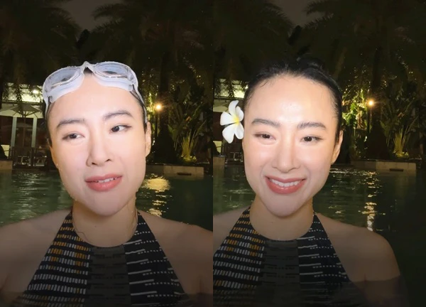 Giữa 'tâm bão', Angela Phương Trinh livestream bơi lội chứng tỏ điều gì?