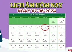 Lịch âm 7/6 - Âm lịch hôm nay 7/6 chính xác nhất - lịch vạn niên 7/6/2024