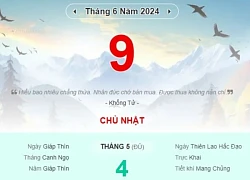 Lịch âm hôm nay - Xem lịch âm ngày 9/6