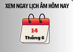 Xem ngay lịch âm hôm nay 14/6 và ngày tốt tháng 6