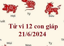 Tử vi 12 con giáp hôm nay ngày 21/6/2024: Mùi phát triển, Tỵ thống nhất