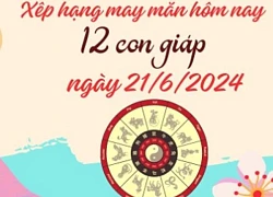 Xếp hạng may mắn của 12 con giáp ngày 21/6/2024: Các con giáp không có vận may tốt